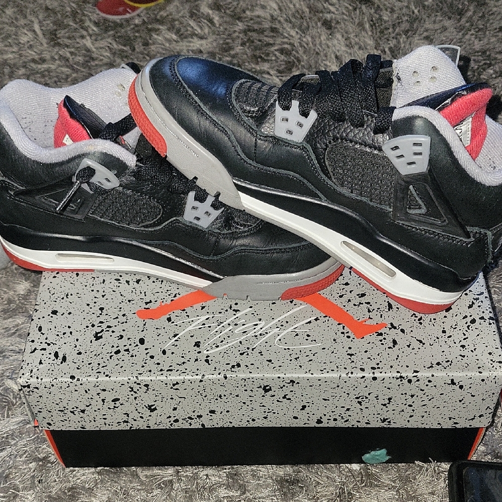 Jordan Kids Sneakers Black and Red